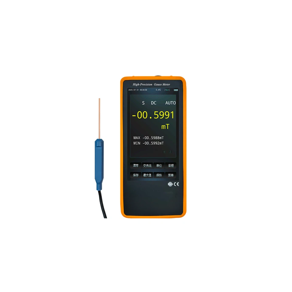Dx - 61 tinggi - precision satu dimensi portabel gauss meter